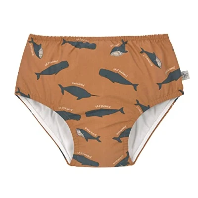Afbeelding van Lässig Zwembroekje met luier Splash &amp; Fun Whale caramel, 19 24 mnd. Maat 92