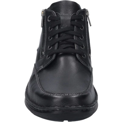 Afbeelding van Josef Seibel NEW Anvers Veterboots, Heren, Maat: 46, Schwarz Leer
