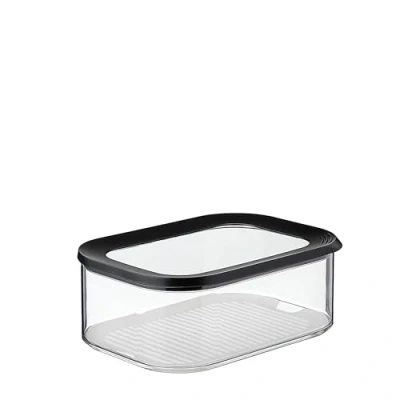 Image de Mepal boîte à fromage Modula Noir capacité 2000 ml de conservation spéciale réfrigérateur pour fromages et en tranches avec plateau anti condensation