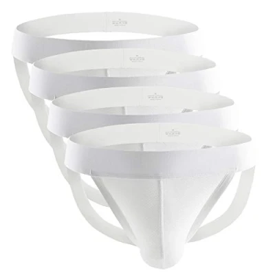 Afbeelding van Billtop Jockstrap strings voor heren, atletische ondersteuning, slip, sexy, strings, ondergoed, 4 stuks.