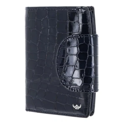 Afbeelding van Golden Head Portemonnee Cayenne RFID Protect Billfold Coin Wallet Nightblue Donkerblauw