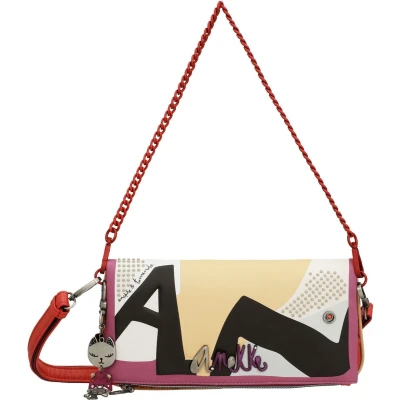 Afbeelding van Anekke Schoudertas Hollywood Fashion Crossbody Bag Multicolor Veelkleurig