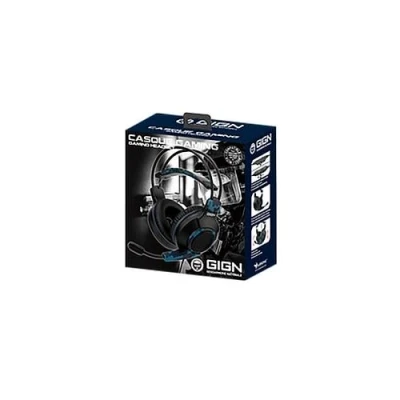 Image de Casque gaming Subsonic GIGN pour consoles ou PS5 Xbox Series X PS4 One Nintendo Switch et PC Noir Bleu