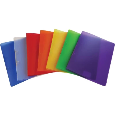 Afbeelding van Alpha Ringmap, Voor Ft A4, Uit Pp, 2 Ringen Van 16 Mm, Geassorteerde Transparante Kleuren Ringmap