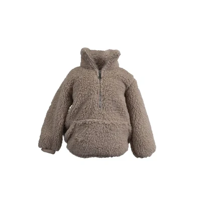 Afbeelding van Hoodie willow kids 43x47 cm taupe Unique Living