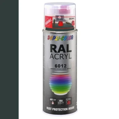 Afbeelding van Dupli Color Ral Acryl 6012 Zwart groen Hoogglans 400 ml