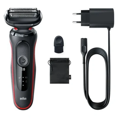 Image de Rasoir électrique Braun Series 5 51 R1000s Noir et rouge