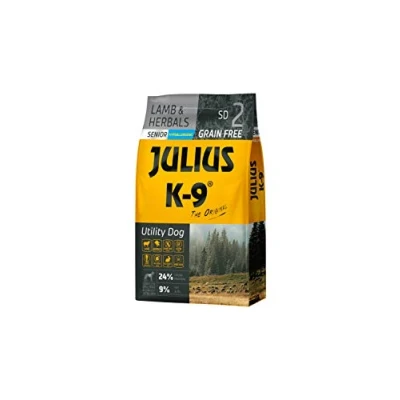 Afbeelding van Julius K9 Graanvrij en hypoallergeen hondenvoer hondenbrokken op lam &amp; aardappel basis voor oudere honden 10kg