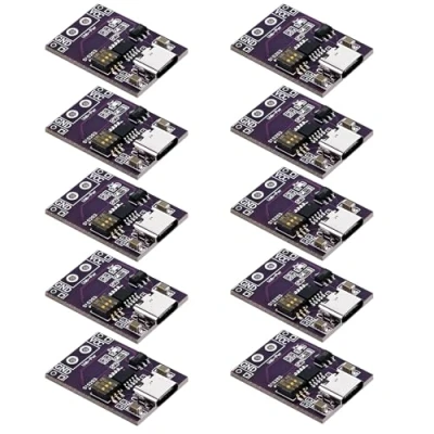 Afbeelding van 10 stuks QC/PD/AFC Power Trigger Module: USB C, 5V, 9V, 12V, 15V, 20V, DC Spoof Scam Fast Charge Polling Detector, snellaadtrigger, voedingsmodule