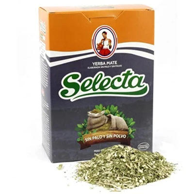 Afbeelding van 🌿Selecta Yerba Mate Sin Palo: 0,5 kg + cadeaumonster (50 g) energiedrank, rijk aan vitaminen en antioxidanten, met cafeïne! Versnelt de stofwisseling.