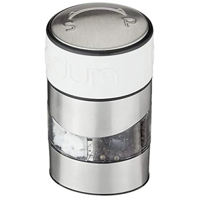 Image de Bodum Twin 11002 913 Moulin poivre et sel Blanc Crème