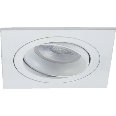 Afbeelding van LED inbouwspot Stijn Vierkant Wit Extra Warm Dimbaar 5W Philips