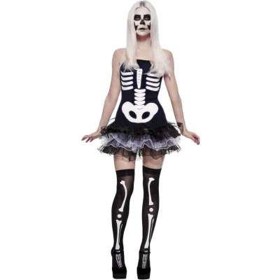 Afbeelding van &quot;Sexy halloween skelet kostuum voor dames Verkleedkleding XS&quot;