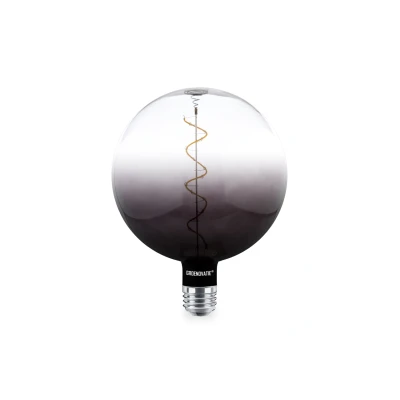 Afbeelding van E27 LED Filament XL G200 Half Smoke Globelamp 6W Warm Wit Dimbaar