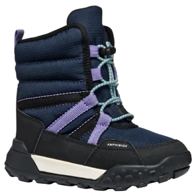 Afbeelding van Geox J Trekkyup Girl B AB Chaussures de neige pour fille, Bleu marine/violet, 31 EU