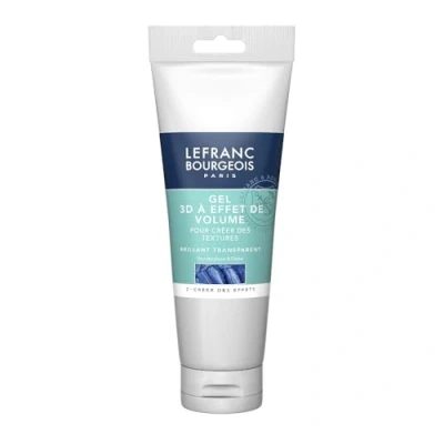 Afbeelding van Lefranc &amp; Bourgeois 300660 3D glansgel voor volume effecten van glanzende acrylverf, niet vergeelde afwerking, 250 ml fles