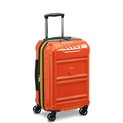 Afbeelding van DELSEY PARIS Rempart Expandable 4 Double Rolls Cabin Trolley 55 Orange Oranje