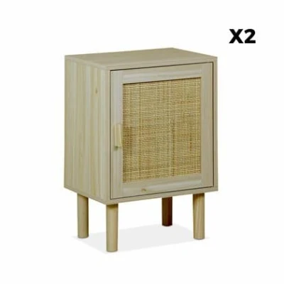 Afbeelding van sweeek Nachtkastje camargue 2x, 40x30x58cm