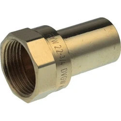 Afbeelding van VSH XPress koperen insteekoppeling 15 x 1/2 insteek