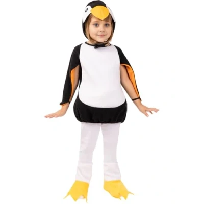 Afbeelding van Funidelia Speelgoedpinguïnkostuum voor meisjes en jongens Dieren, Zuidpool Kostuum kinderen Accessoire verkleedkleding rekwisieten Halloween, carnaval &amp; feesten Maat 92 97 cm Zwart
