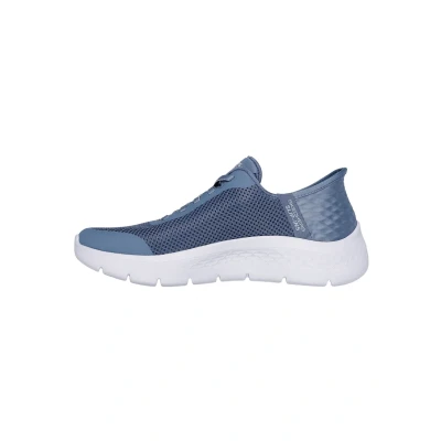 Afbeelding van Skechers Slip ins Go Walk Instappers blauw Textiel Dames Maat 37