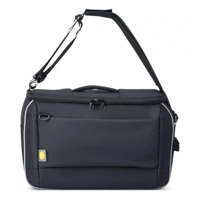Afbeelding van DELSEY PARIS Reistas Rugzak met laptopvak Aventure Cabin Duffle Bag / Backpack 46L Black Zwart