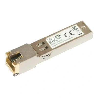 Afbeelding van Mikrotik S+Rj10 10000Mbit/S Sfp+ Netwerk Zender Ontvanger Module Modules (10.000 MBit/S, Sfp+, Metallic, 1 Stuk(S))