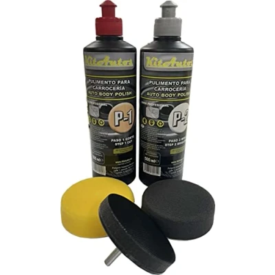 Afbeelding van KITAUTOS Polijstpasta voor koetswerk 2 x 1/2 kg en nuttig polijstmiddel tarieven.