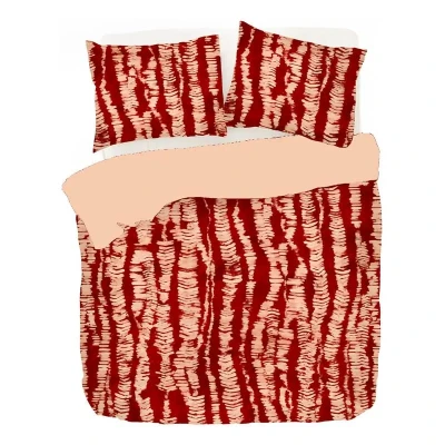 Afbeelding van Kayori Chikuma dekbedovertrek Rood 240/200 220 +2 slopen 240/220 (Kleur: Rood)