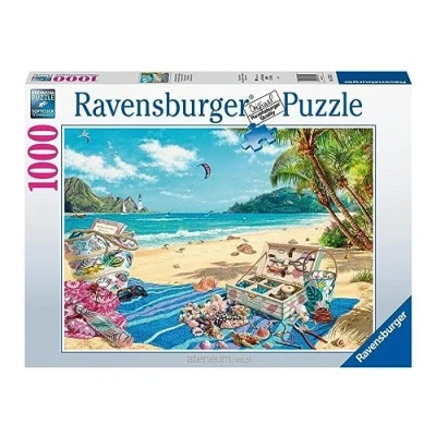 Afbeelding van Ravensburger legpuzzel 1000 stukjes Tropische schattenjacht The Shell Collector