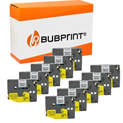 Afbeelding van Bubprint Compatibele tapes als vervanging voor Brother TZE 231 P Touch 1000 1010 1250 1280 1290 D200VP D400 D400VP H100LB H101C H105 H105WB P700 90 0 op wit pak van 10