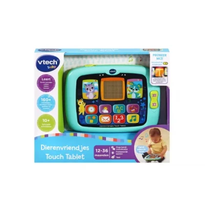Afbeelding van VTech Baby Dierenvriendjes Touch Tablet Interactief Speelgoed Educatief Babyspeelgoed Van 1 tot 3 Jaar