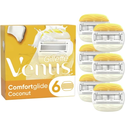 Afbeelding van Gillette Venus Comfortglide Coconut navulmesjes 6 stuks