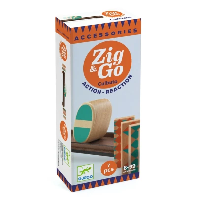 Afbeelding van Djeco kettingreactiespel zig &amp; go culbuto 7st