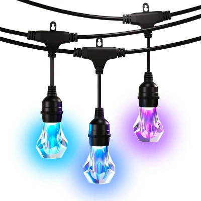 Afbeelding van Nanoleaf Essentials Matter Smart Multicolour Outdoor String Light Starter Kit LED 30m Zwart