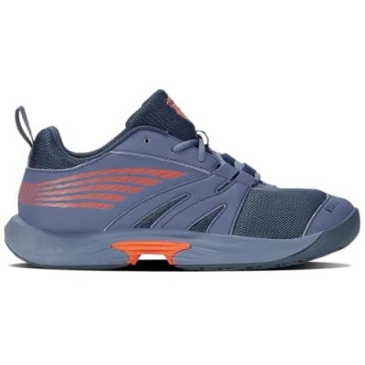 Afbeelding van K SWISS Speedtrac Unisex Tennisschoenen voor alle ondergronden kinderen, Maat: 37, Infinity/orion blue/scarlet ibis Textiel/ synthetisch