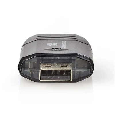 Image de Nedis CRDRU2100BK Lecteur de carte (MMC, SD, SDHC) USB 2.0