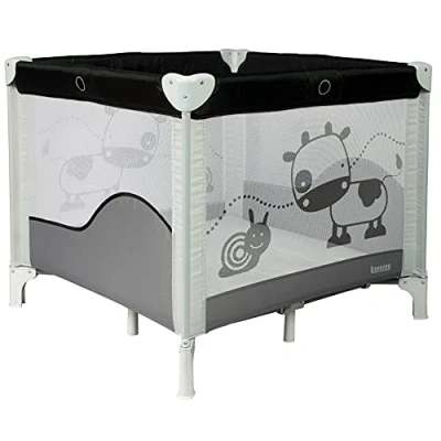 Afbeelding van BAMBISOL Opvouwbare babybox/wieg 90x90cm met 2 slaapniveaus draagtas, speelruimte