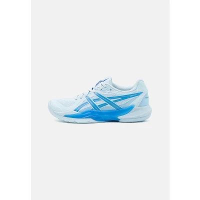 Afbeelding van Asics Powerbreak FF Handbalschoenen, Dames, Maat: 37, Light blue/blue coast Imitatieleer/ textiel