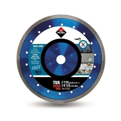 Afbeelding van Rubi Diamantschijf 115 mm TVA TURBO VIPER