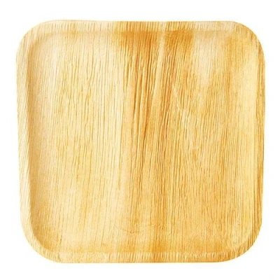 Afbeelding van Palmblad Servies Borden &quot;Pure&quot; Rechthoek 255 x 15mm