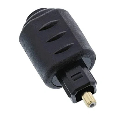 Afbeelding van InLine® 20131 Digitale Audio Adapter Optisch Zwart