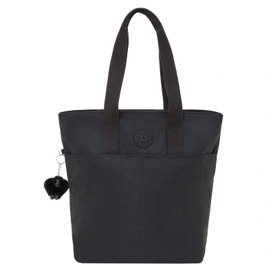 Afbeelding van Kipling Basic Hanifa 39 CM Shopper, Dames, Maat: One Size, Black noir
