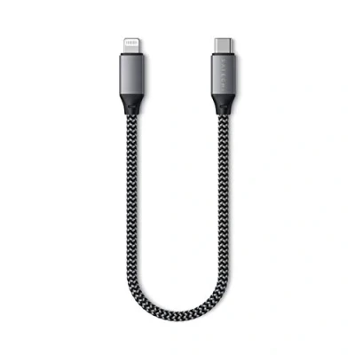 Afbeelding van Satechi Type C to Lightning Cable 25 cm space gray ST TCL10M