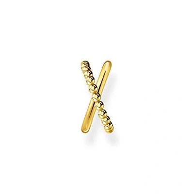 Afbeelding van THOMAS SABO Dames oorklem kogels dubbel zilver, 925 sterling zilver EC0023 001 21 1,30 cm