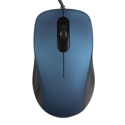 Image de ModeCom MC M10S Souris optique 3 boutons filaire USB bleu