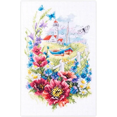 Afbeelding van Magic Needle Wild Flowers of the Coast borduren (pakket) 210 351