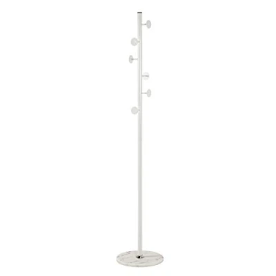 Afbeelding van Staande kapstok Ø35 x 180 cm Wit