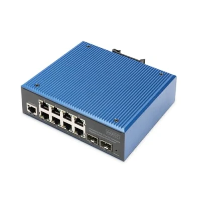 Afbeelding van Digitus DN 651157 Industrial Ethernet Switch 8 + 2 poorten 1 GBit/s