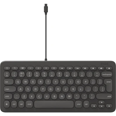 Afbeelding van Zagg Universeel Bedraad Toetsenbord Lightning Zwart Qwertz